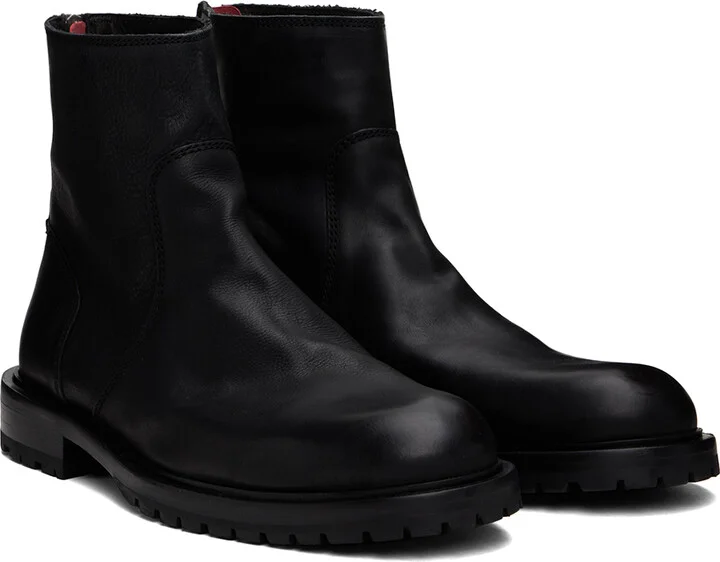 PS by Paul Smith Black Leather Falk Boots - Image 4