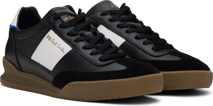 PS by Paul Smith Black & White Dover Panel Sneakers - Image 4