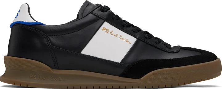 PS by Paul Smith Black & White Dover Panel Sneakers