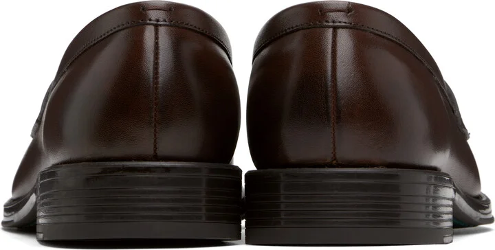 PS by Paul Smith Brown Leather Pierce Loafers - Image 2