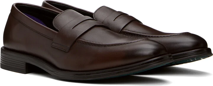 PS by Paul Smith Brown Leather Pierce Loafers - Image 4
