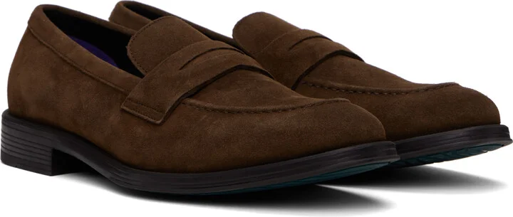 PS by Paul Smith Brown Suede Pierce Loafers - Image 4