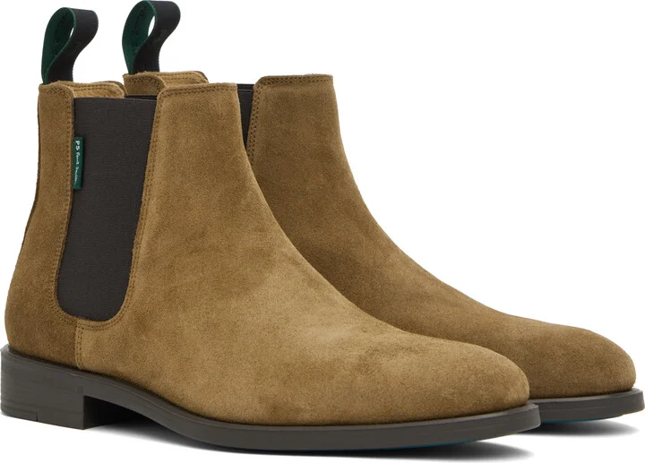 PS by Paul Smith Tan Cedric Chelsea Boots - Image 4