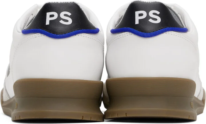 PS by Paul Smith White & Black Leather Dover Sneakers - Image 2