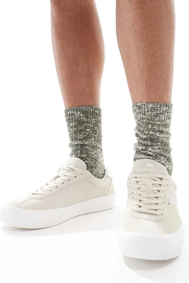 PS Paul Smith dillon sneakers in cream - Image 3