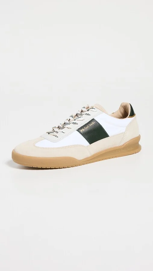 PS Paul Smith Dover White Green Tab Shoes - Image 2