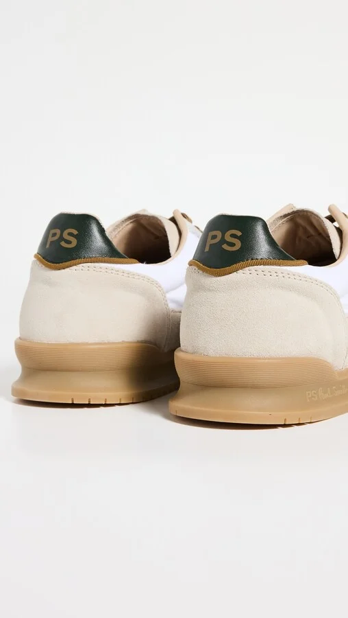 PS Paul Smith Dover White Green Tab Shoes - Image 4