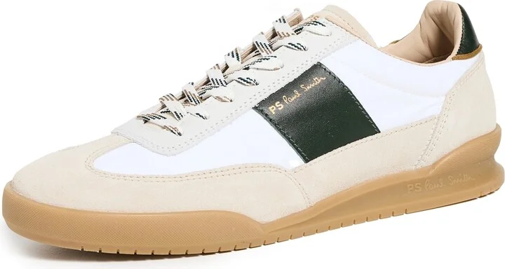 PS Paul Smith Dover White Green Tab Shoes