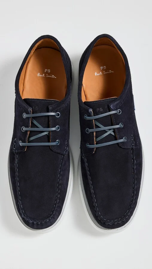PS Paul Smith Pebble Navy Shoes - Image 5