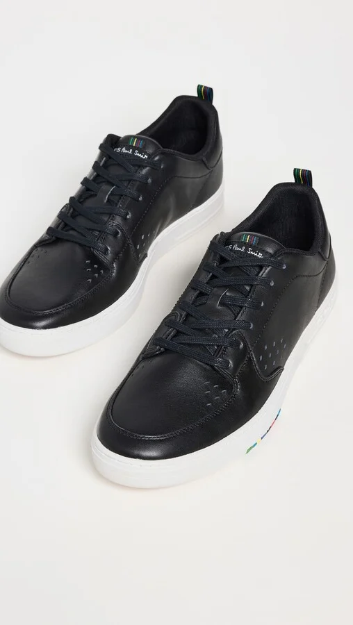PS Paul Smith Ps Paul Smith Shoes Cosmo Black White Sole - Image 6