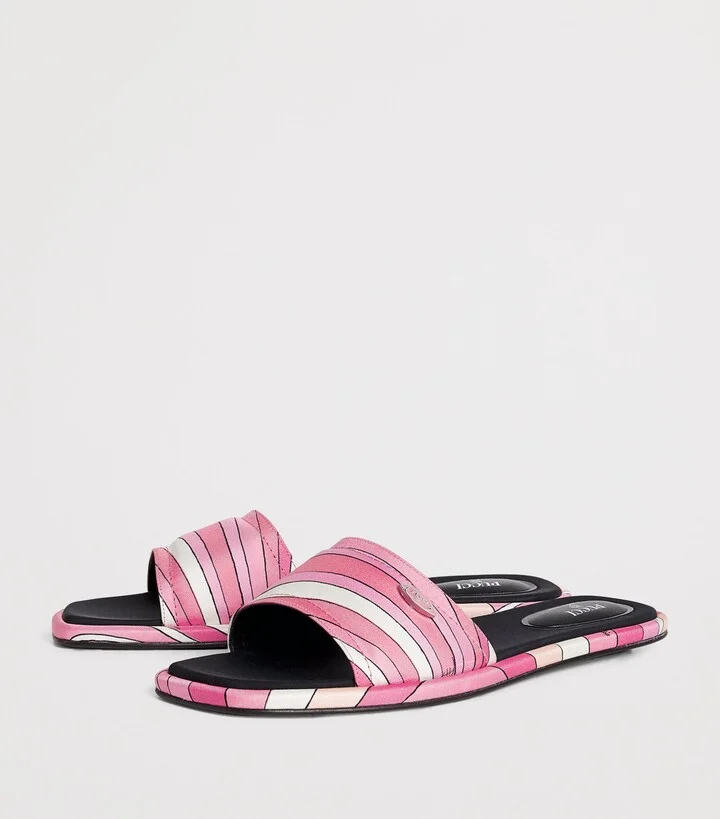 Pucci Silk Printed Yummy Slides - Image 3