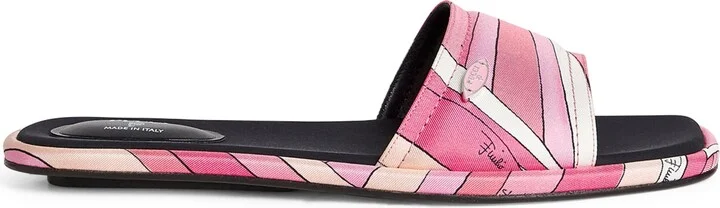 Pucci Silk Printed Yummy Slides