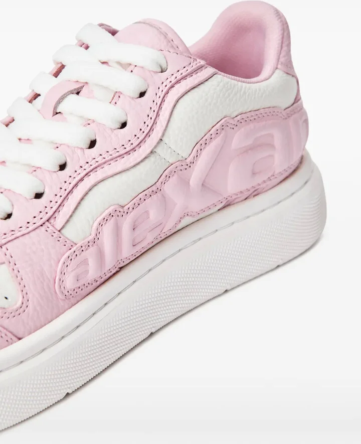 Puff leather chunky sneakers - Image 2