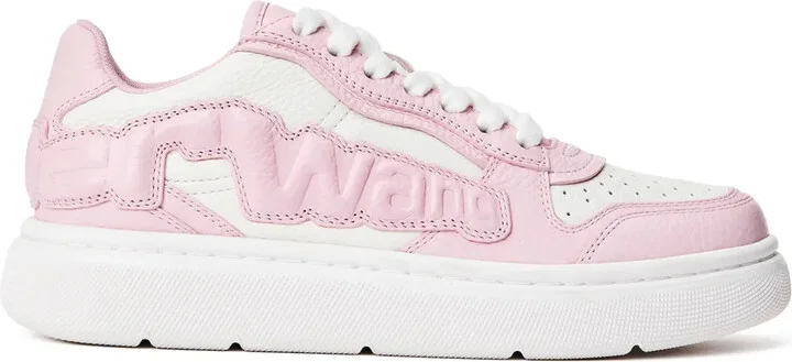 Puff leather chunky sneakers