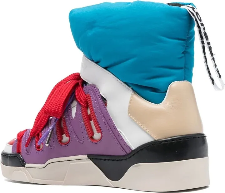 Puff quilted high-top sneakers - Image 3