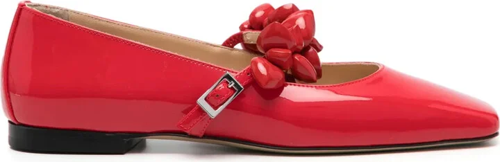 Puffy Heart ballet flats