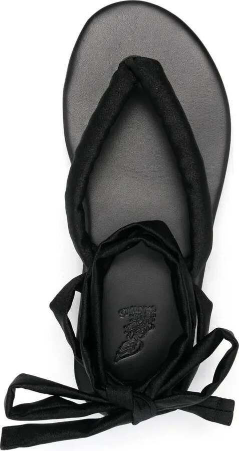 Puffy Lace-Up Sandals - Image 4