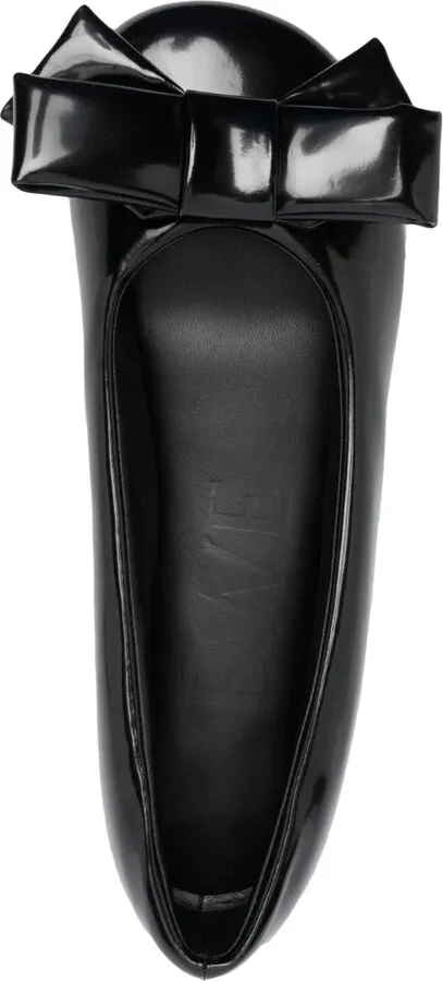 Puffy leather ballerina pumps - Image 4