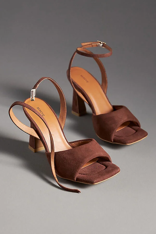 Puffy Square-Toe Ankle-Strap Heels - Image 2