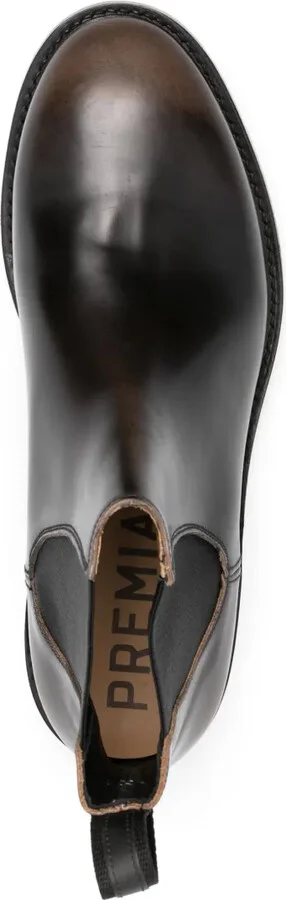 pull-tab leather Chelsea boots - Image 4