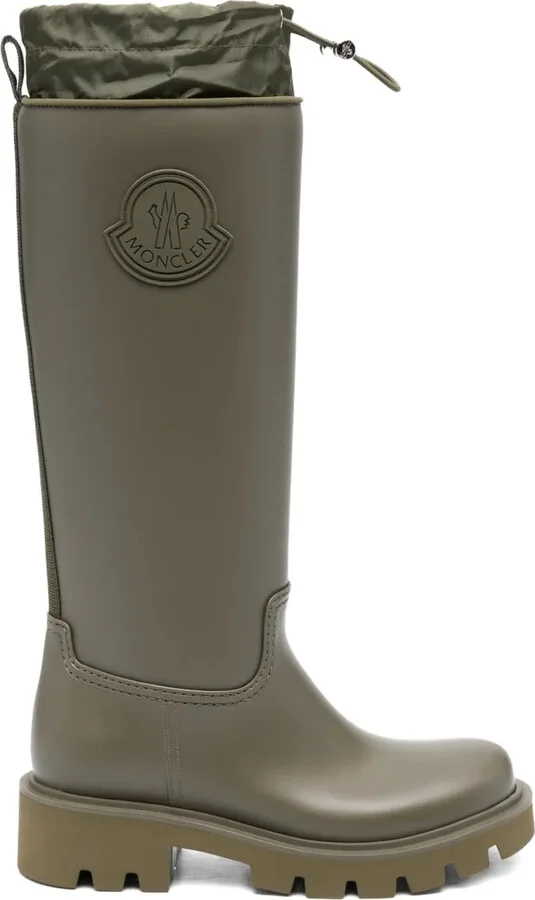 Pull-Tab Logo Rain Boots