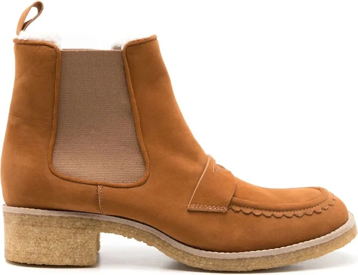Pullman leather ankle boots