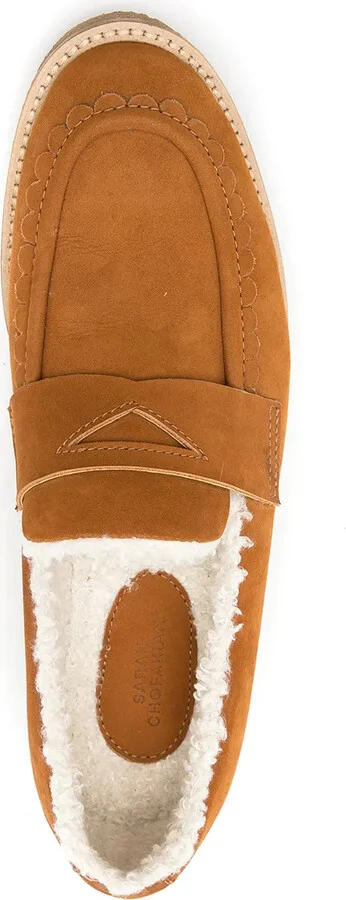 Pullman shearling-trimmed loafers - Image 4