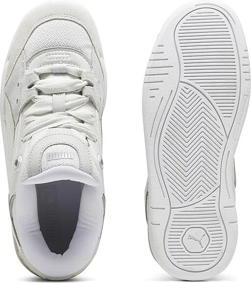 PUMA 180 Women's Lace up casual Shoes Vapor Gray/Puma White : 5.5 B - Medium, Leather - Image 2