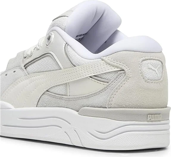 PUMA 180 Women's Lace up casual Shoes Vapor Gray/Puma White : 5.5 B - Medium, Leather - Image 3