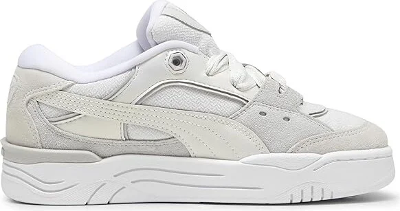 PUMA 180 Women's Lace up casual Shoes Vapor Gray/Puma White : 5.5 B - Medium, Leather - Image 6