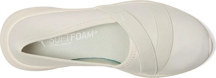 PUMA Adelina 2 Sneaker Women's Snow Shoes Frosted Ivory/Puma White : 8.5 B - Medium, Synthetic - Image 2