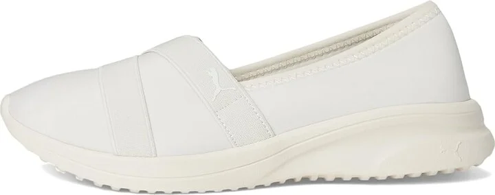 PUMA Adelina 2 Sneaker Women's Snow Shoes Frosted Ivory/Puma White : 8.5 B - Medium, Synthetic - Image 6