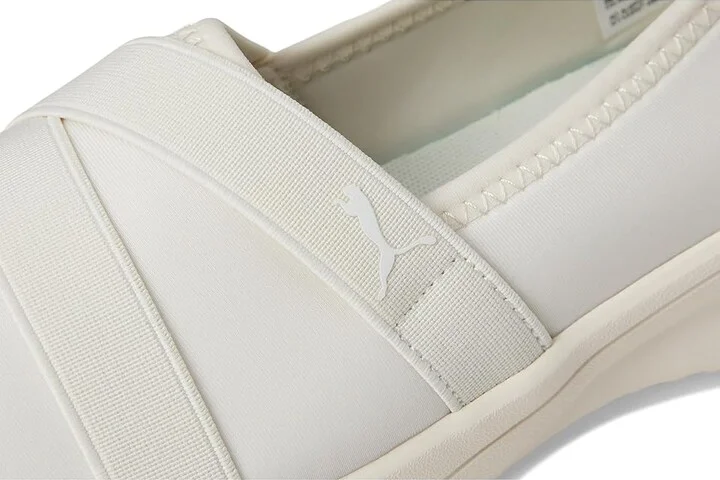 PUMA Adelina 2 Sneaker Women's Snow Shoes Frosted Ivory/Puma White : 8.5 B - Medium, Synthetic - Image 7