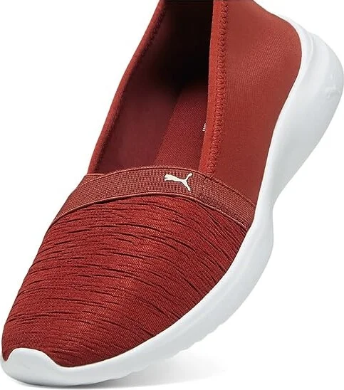 PUMA Adelina Women's Shoes Mars Red/Alpine Snow/PUMA White : 8.5 B - Medium, Textile - Image 2
