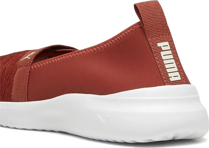PUMA Adelina Women's Shoes Mars Red/Alpine Snow/PUMA White : 8.5 B - Medium, Textile - Image 4