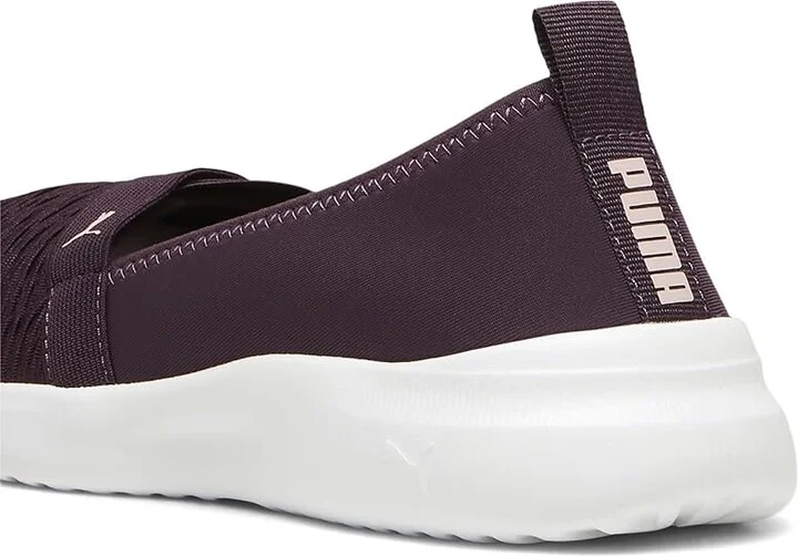 PUMA Adelina Women's Shoes Midnight Plum/Mauve Mist/PUMA White : 7.5 B - Medium, Textile - Image 4