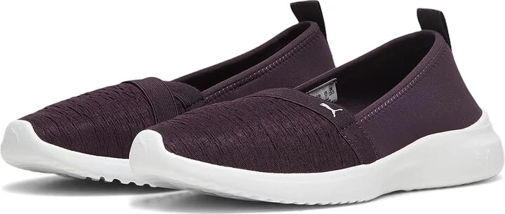 PUMA Adelina Women's Shoes Midnight Plum/Mauve Mist/PUMA White : 7.5 B - Medium, Textile