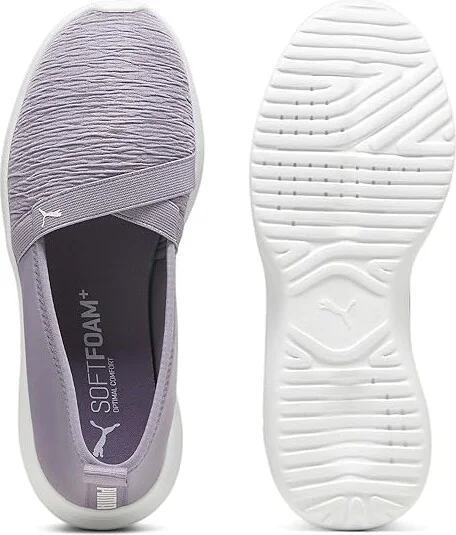 PUMA Adelina Women's Shoes Pale Plum/Feather Gray/PUMA White : 7.5 B - Medium, Textile - Image 3