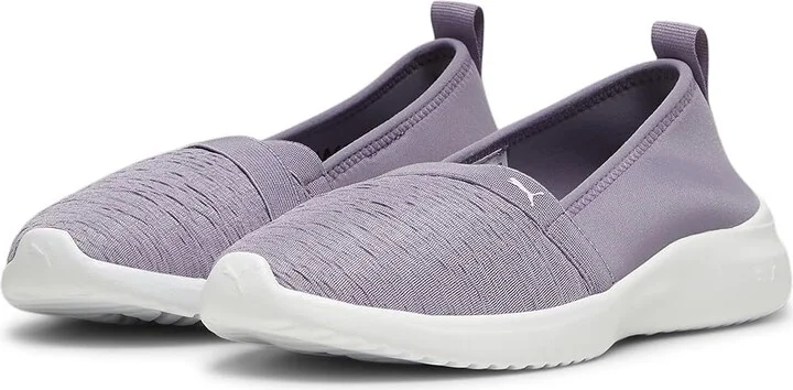 PUMA Adelina Women's Shoes Pale Plum/Feather Gray/PUMA White : 7.5 B - Medium, Textile