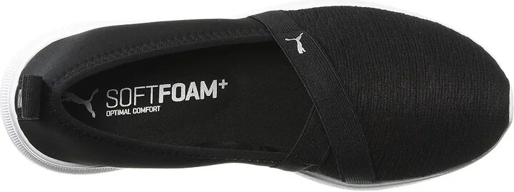 PUMA Adelina Women's Shoes Puma Black/Puma Silver : 6 B - Medium, Textile - Image 3