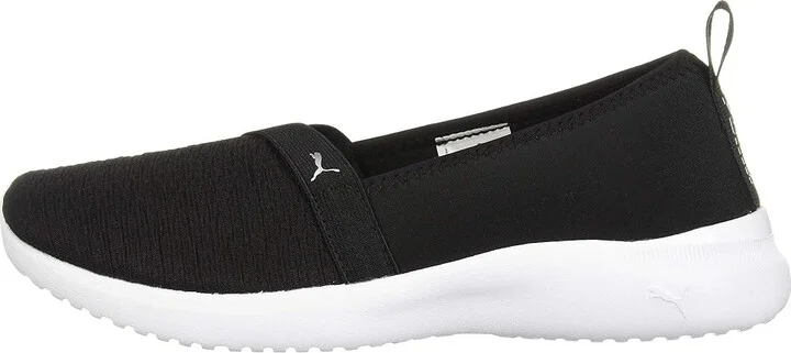 PUMA Adelina Women's Shoes Puma Black/Puma Silver : 6 B - Medium, Textile - Image 7