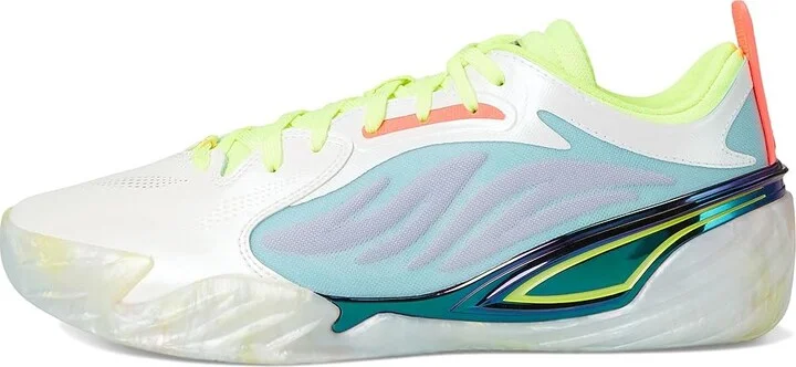 PUMA All-Pro Nitro Elite Basketball Shoess Men's Basketball Shoes Light Aqua/Yellow Alert : 9.5 D - Medium, Synthetic - Image 6