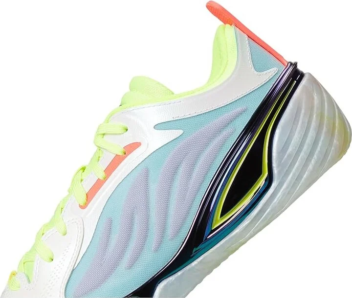 PUMA All-Pro Nitro Elite Basketball Shoess Men's Basketball Shoes Light Aqua/Yellow Alert : 9.5 D - Medium, Synthetic - Image 7