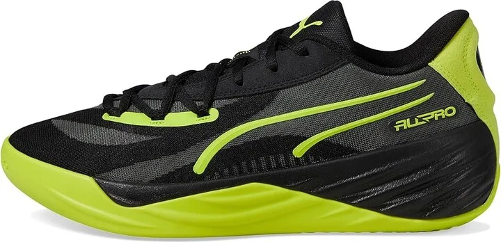 PUMA All-Pro Nitro Men's Shoes Puma Black/Green Glare : 7 D - Medium, Synthetic/Textile - Image 6