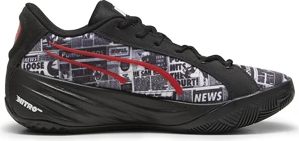 PUMA All-Pro Nitro Men's Shoes Puma Black/Puma White/For All Time Red : 8 D - Medium, Synthetic/Textile - Image 6