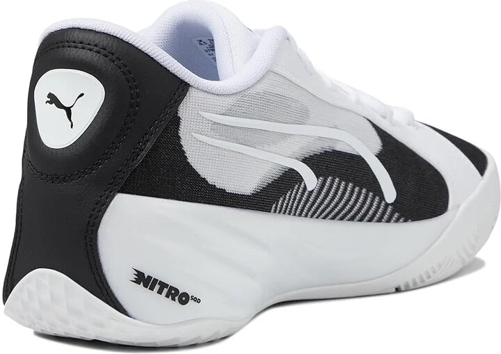 PUMA All-Pro Nitro Men's Shoes Puma White/Puma Black : 7.5 D - Medium, Synthetic/Textile - Image 4