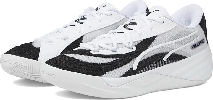 PUMA All-Pro Nitro Men's Shoes Puma White/Puma Black : 7.5 D - Medium, Synthetic/Textile