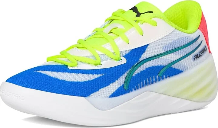 PUMA All-Pro Nitro Men's Shoes Puma White/Yellow Alert/Pink Alert : 9 D - Medium, Synthetic/Textile - Image 5