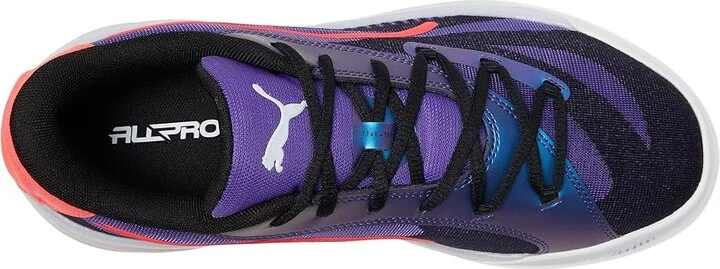 PUMA All-Pro Nitro Men's Shoes Team Violet/PUMA Black/Pink Alert : 8.5 D - Medium, Synthetic/Textile - Image 2