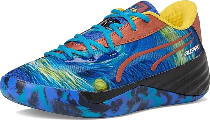 PUMA All-Pro Nitro Men's Shoes Vivid Blue/Tropical Blue : 8 D - Medium, Synthetic/Textile - Image 5